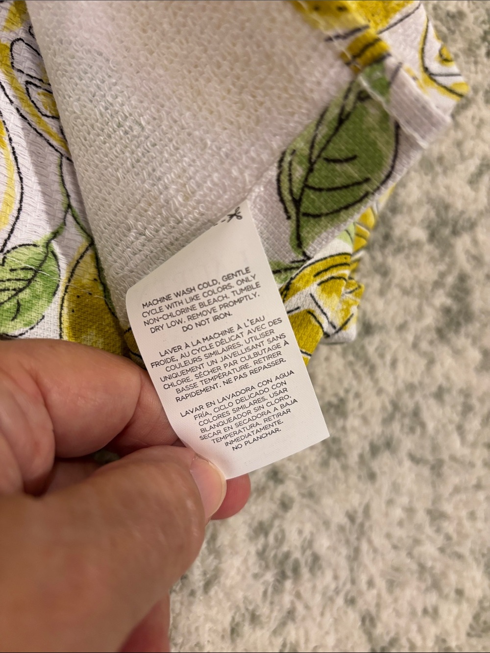 Lauren Ralph Lauren Lemon Kitchen Towels Set of 2 NWT Cotton 17x28” - Picture 14 of 16